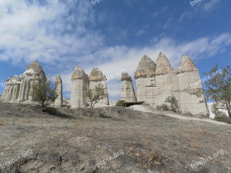 Turkey Cappadocia Fairy Chimneys Mushrooms Tuff