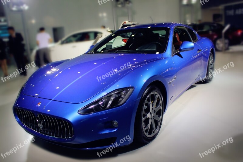 Luxury Cars Auto Show Elegant Maserati Free Photos