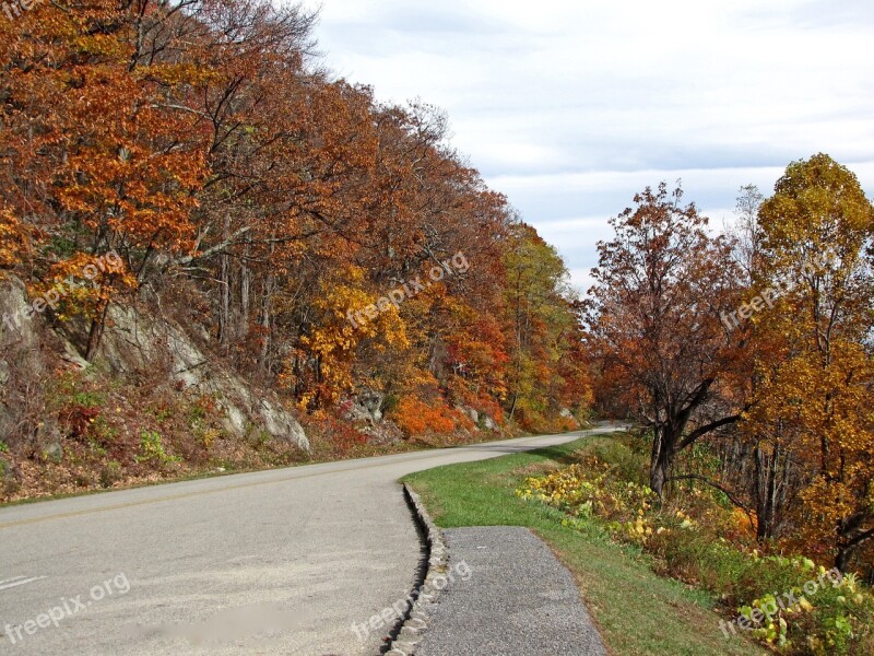 Parkway Virginia Nature Landscape Scenic