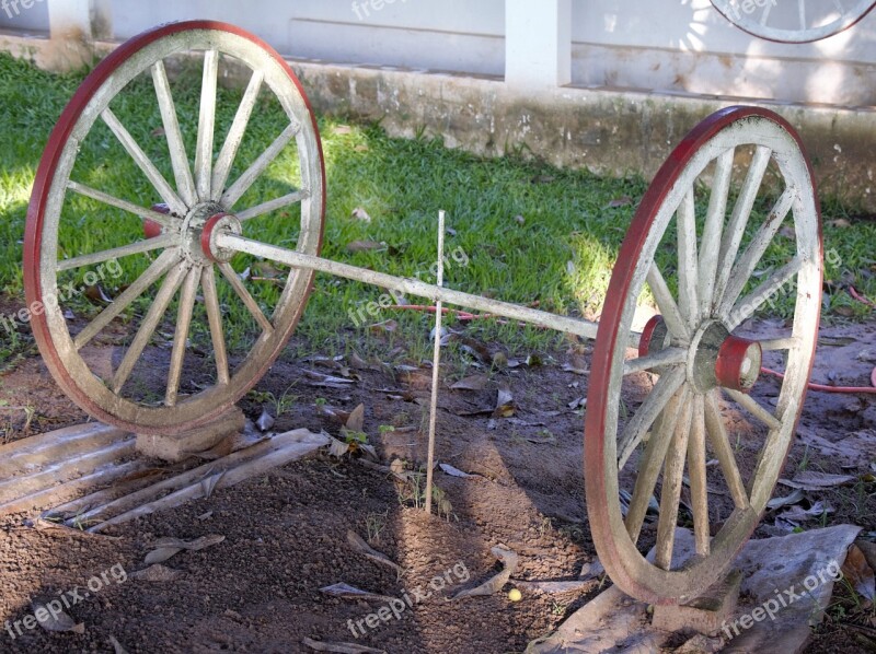 Place Wheel Ox-cart Garnish Rural Free Photos