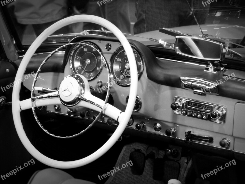 Oldtimer Cockpit Mercedes Dashboards Dashboard