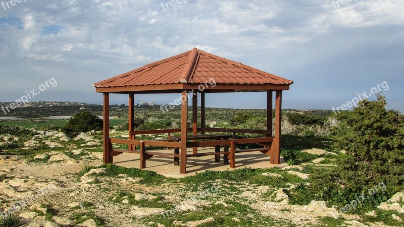 Cyprus Cavo Greko Kiosk View Point Resting Spot