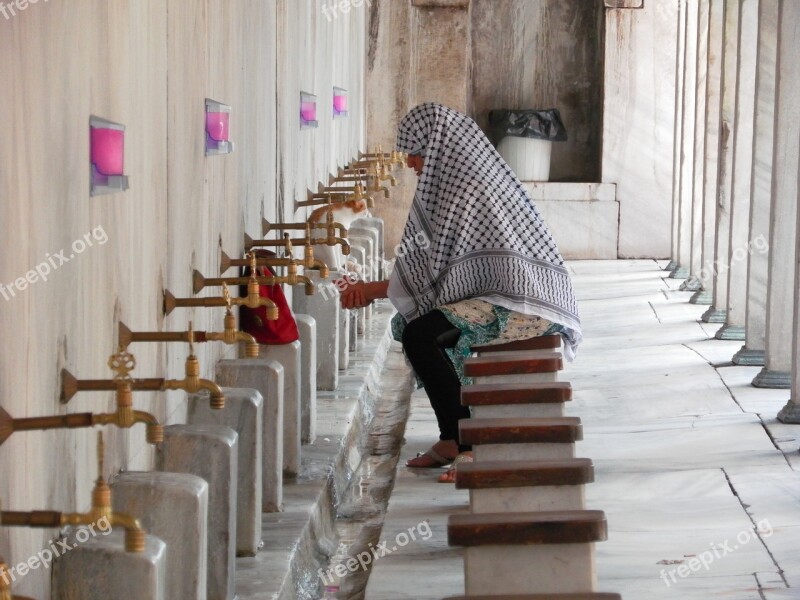 Turkey Istanbul Mosque Islam Prayer