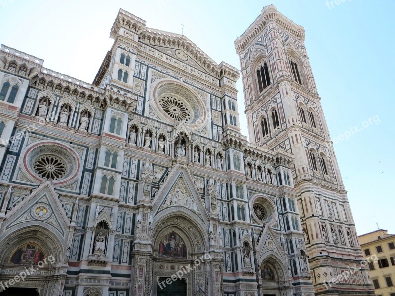 Italy Florence Cathedral Duomo Facade