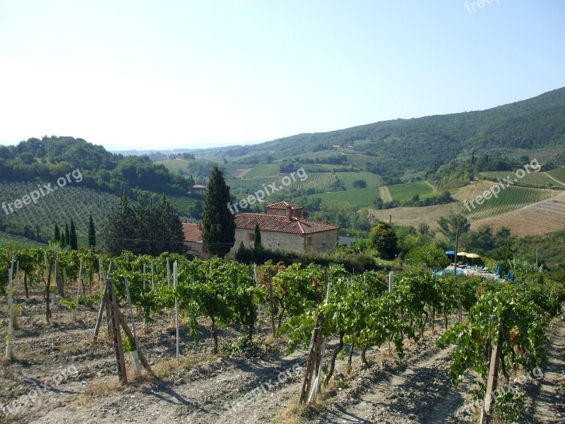 Tuscany Nature Landscape Italy Free Photos