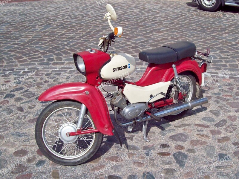 Vehicle Motorcycle Technology Simson Retro Bike