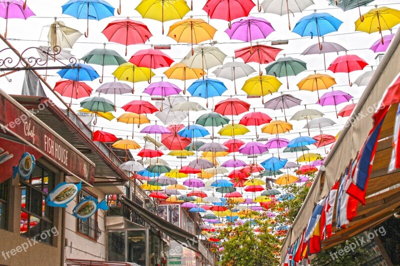 Street Umbrella Antalya Free Photos