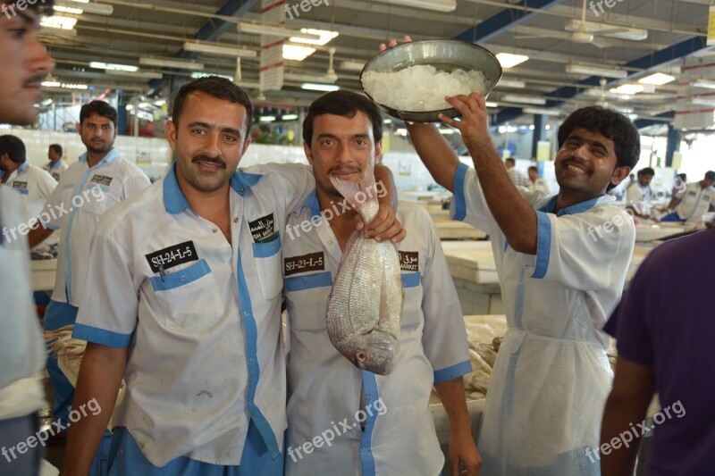 Dubai Fish Market Workers Showtime Pride