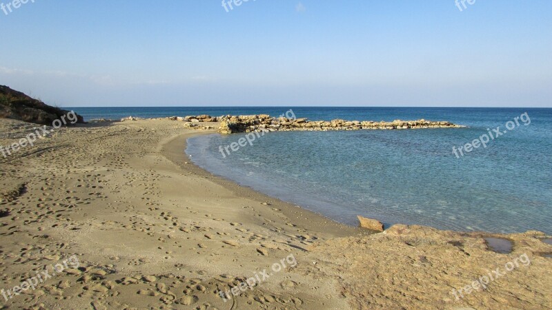 Cyprus Kappari Sandy Beach Cove Free Photos