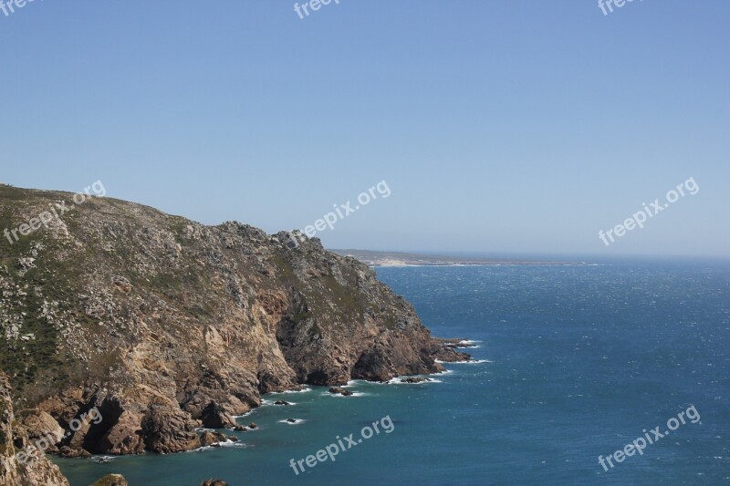 Cape Roca Sea Portuguese Free Photos