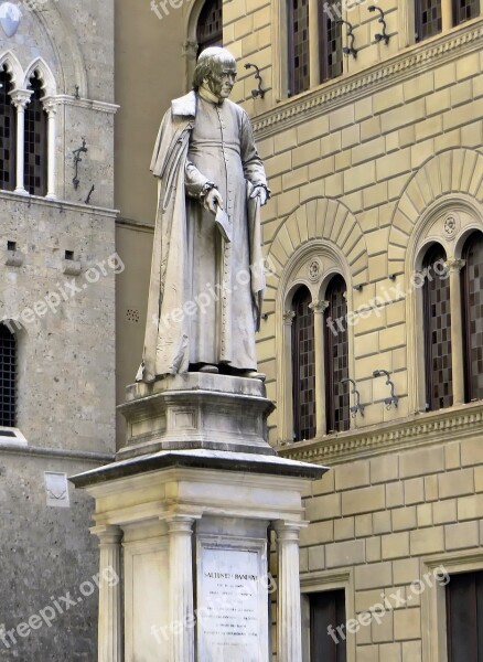 Italy Hers Statue Sallust Bandini Façades