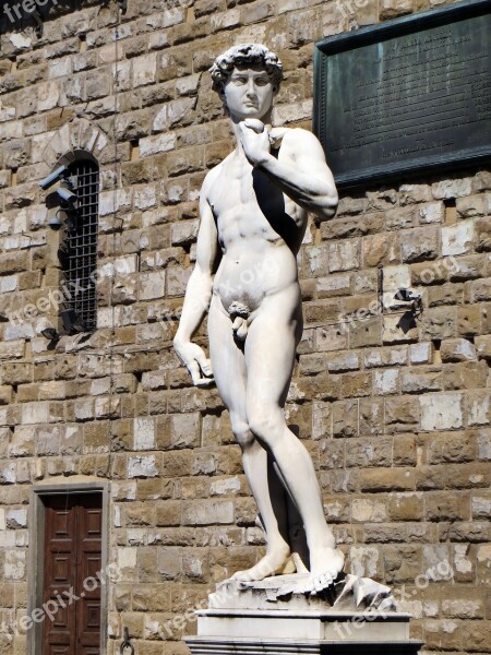 Italy Florence David Michelangelo Statue