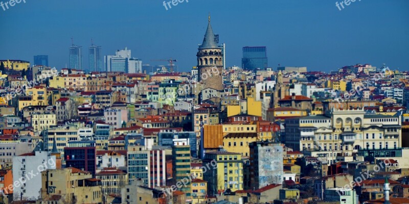 Istanbul Galata City Free Photos