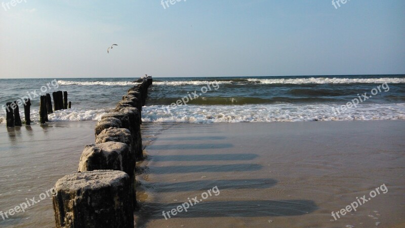 Sea Breakwater Water The Coast The Baltic Sea