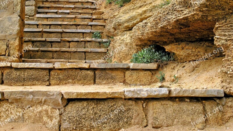 Ladder Stone Ascend Architecture Empedrado