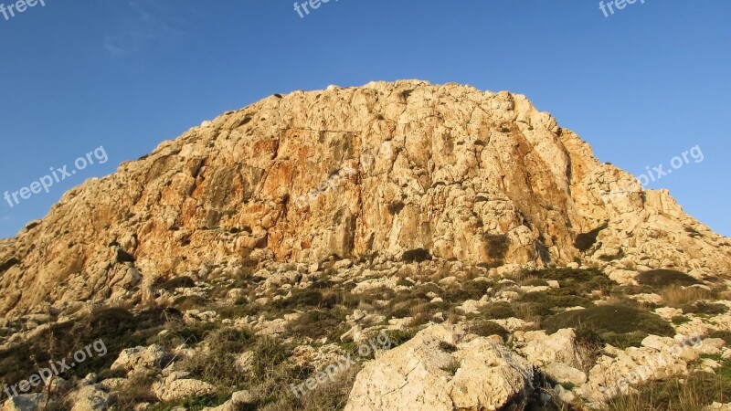 Cyprus Cavo Greko National Park Rock Landscape