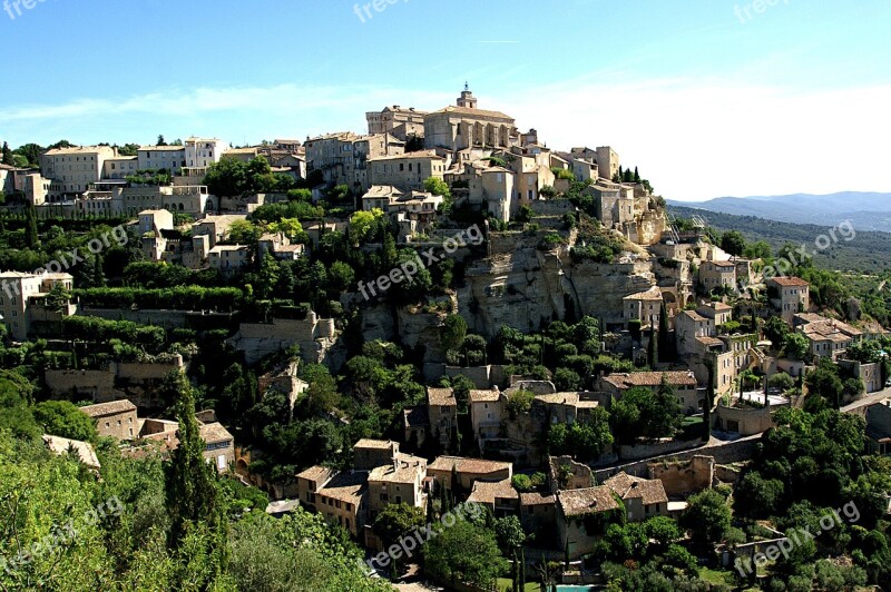 Village France Provence Gordes Free Photos