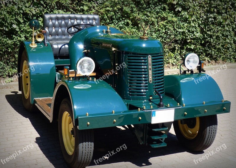 Tractors Tractor Oldtimer Agriculture Museum Piece