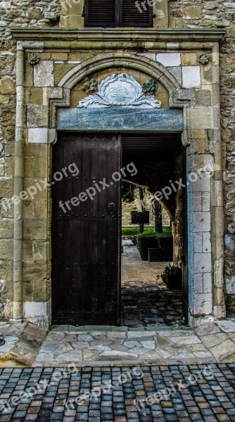 Cyprus Larnaca Fortress Entrance Door