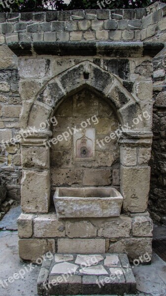 Cyprus Larnaca Fortress Fountain Ottoman