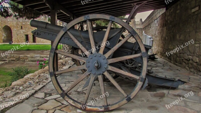 Cyprus Larnaca Fortress Artillery Free Photos