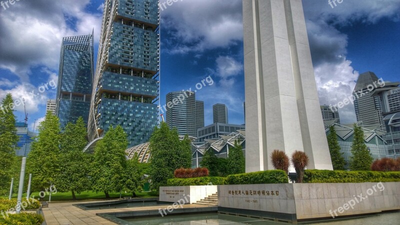 War Memorial Singapore Landmark Singapore War Remembrance