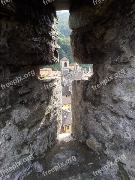 Window Cross Castle Fixing Bellinzona