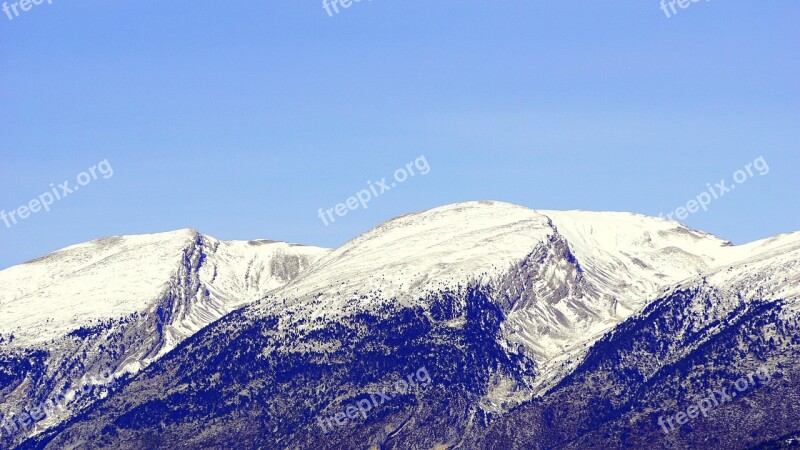 Cadi Snowy Mountains Snow Snowy Landscape Nevados National Natural Park