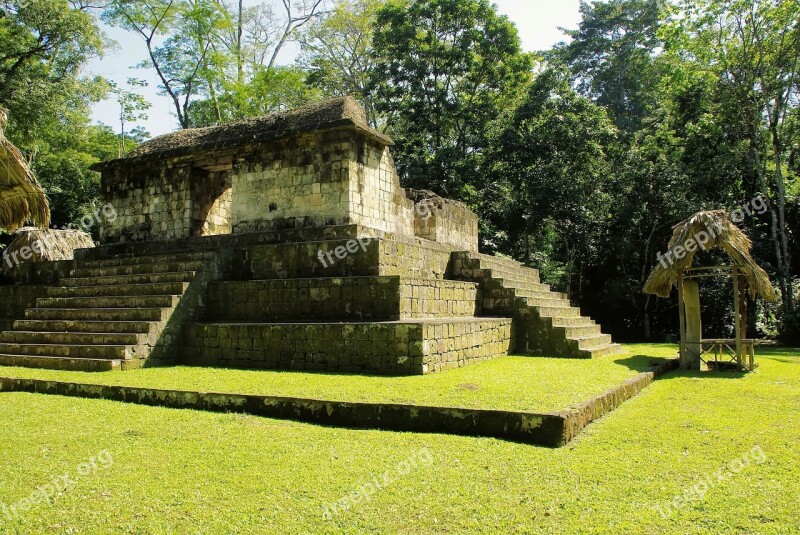 Guatemala Ceibal Maya Pyramid Sayaxche