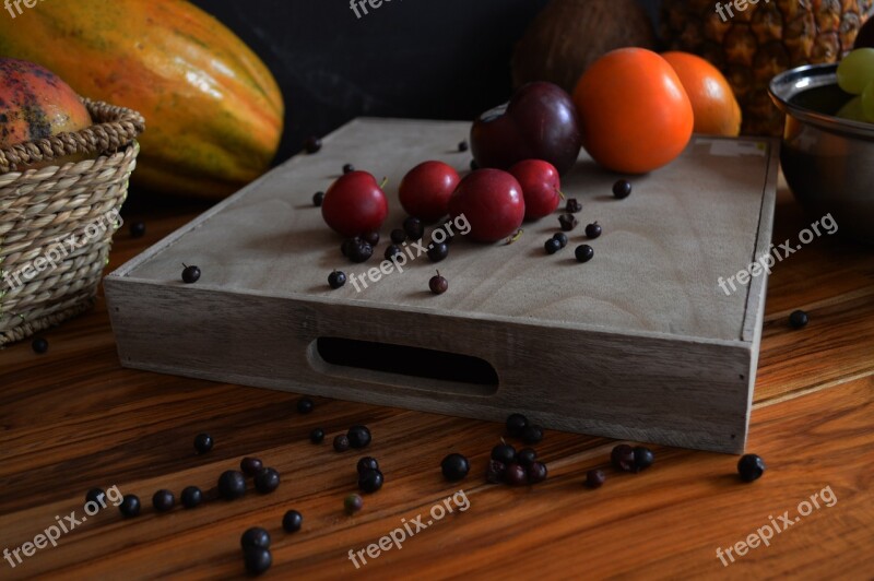 Fruit Grapes Pineapple Papaya Colombia