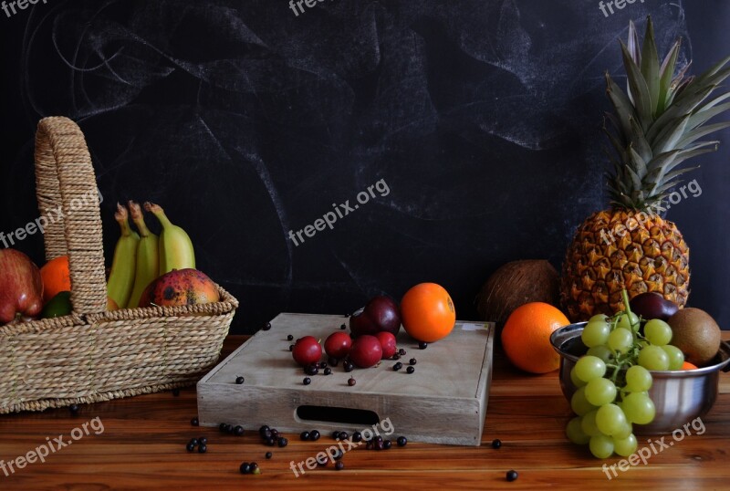 Fruit Grapes Pineapple Papaya Colombia