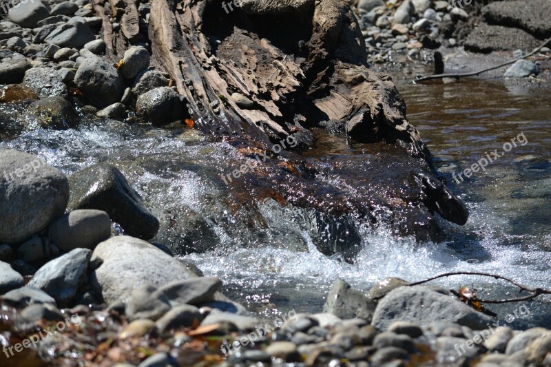 River Water Nature Rocks Landscape