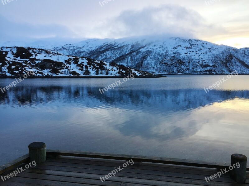 Cloud Blue Clear Reflection Amazing