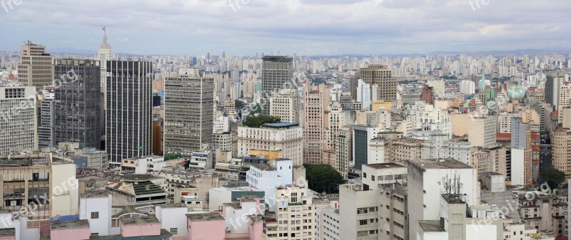 São Paulo Overview Architecture Downtown São Paulo Buildings