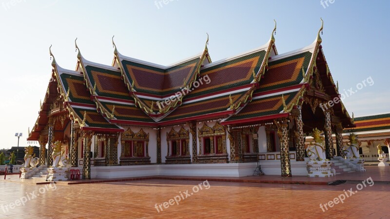 Wat Phra That Choeng Chum The Temple Measure Religion Thailand Temple