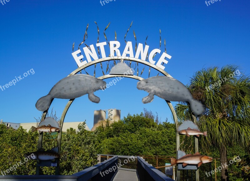 Manatee Viewing Area Apollo Beach Florida Nature