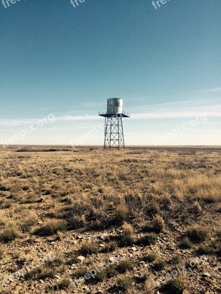 Antique Water Tower San Simon