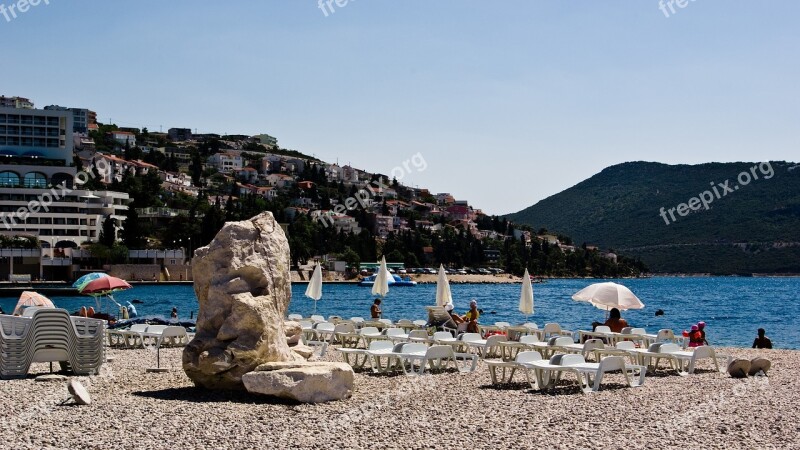 Bosnia And Herzegovina Neum Summer Relax Vacation