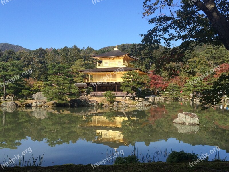 Kinkaku-ji Temple Kyoto Gold Temple Free Photos