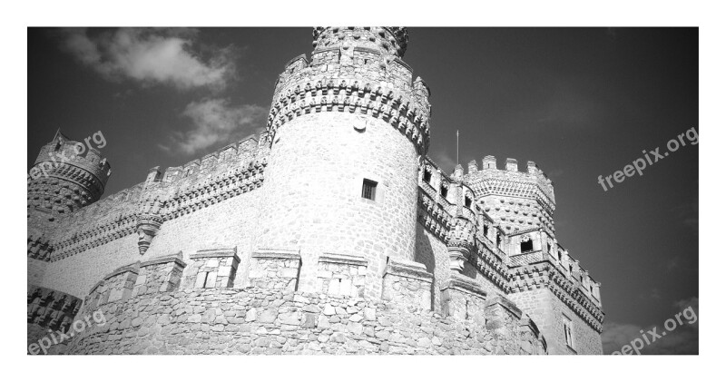 Castle Spain Monument Fortress Madrid