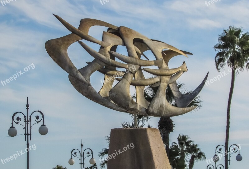 Cyprus Larnaca Square Art Metal