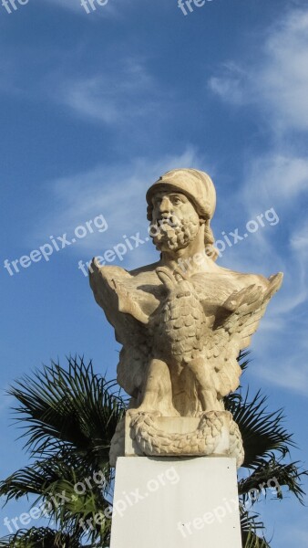 Cyprus Larnaca Kimon The Athenian Founder Bust