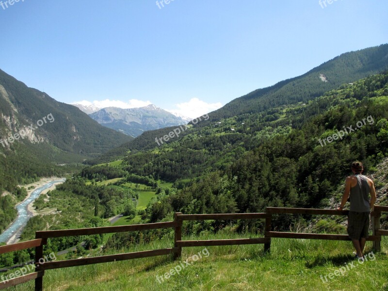 Landscape Ubaye Methairies Nature Panorama