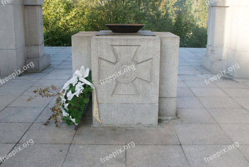 The Monument At The Top Of St Mount St A Statue Of An Insurrectionary Act Monument To The Insurgents Silesian Uprising