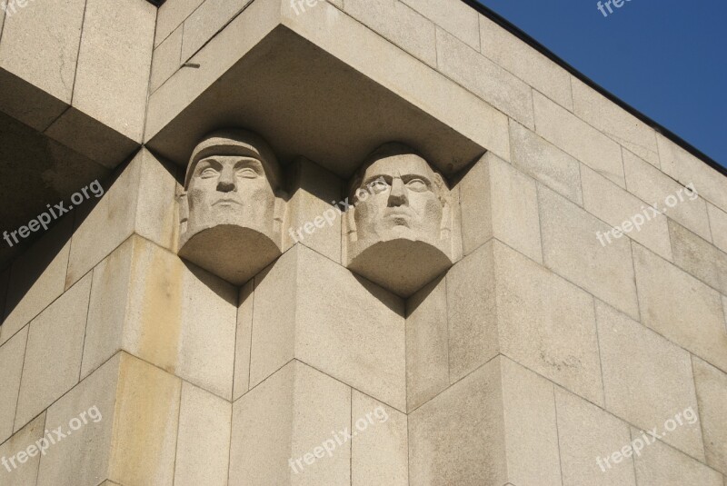 The Monument At The Top Of St Mount St A Statue Of An Insurrectionary Act Monument To The Insurgents Silesian Uprising