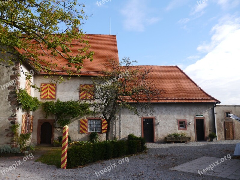 Durbach Castle Staufenberg Castle Yellow Red Free Photos