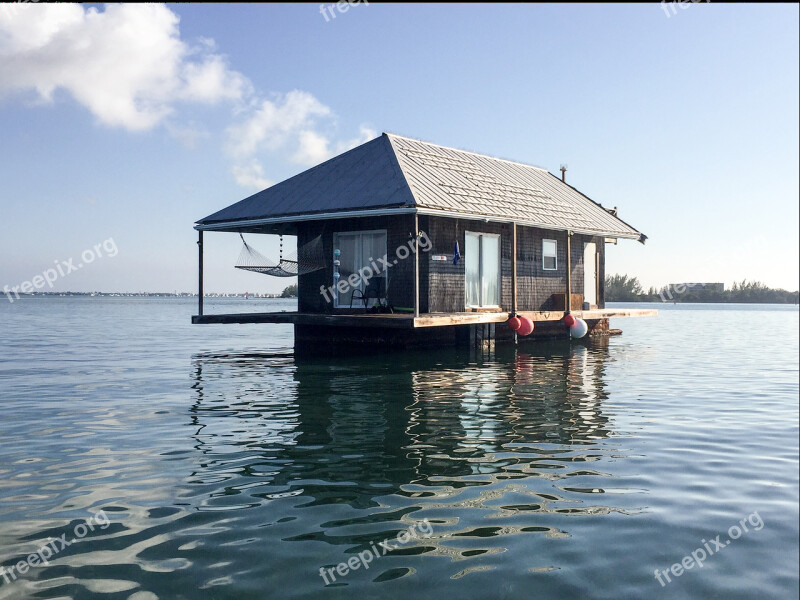 Key West Houseboat Ocean Lifestyle Floating