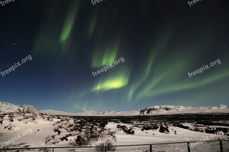 Northern Lights Amazing Spectacular Beautiful Cold