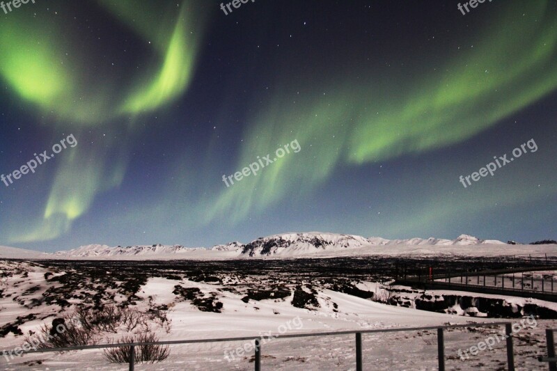 Northern Lights Amazing Spectacular Beautiful Cold