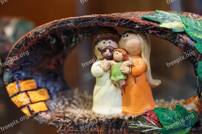 Birth Christmas Figure Jesus Family